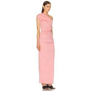 SIR. Giacomo Gathered pink long dress Gown Size 4/ L